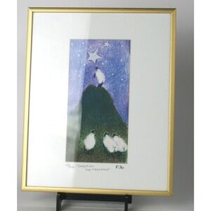 Sheep on the Mountain Limited Edition 65/500 Matted Framed Art